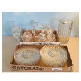 Shannon Glassware Set Decorative Plates Pitcher Cl