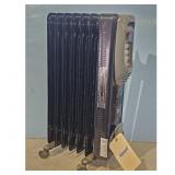 Touch Spark Oil-Filled Radiator Heater Dark GrayBl