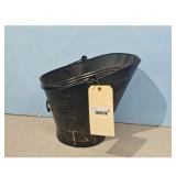 Black Metal Coal Scuttle Bucket