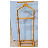 Vintage Wooden Valet Stand Clothes Rack