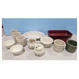 Longaberger Stoneware Pottery Set