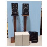 JVC Micro Component System with Boston CR6 Speaker