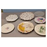 Floral Plates/Egg Plate Set