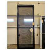 Black Metal Screen Door-new old stock