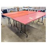3 Folding Door Tables