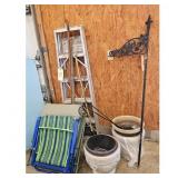 Step ladder/Lawn Chair/Garden Urn Planter