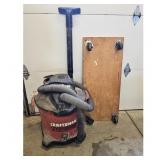 Craftsman 16 Gallon Wet Dry Shop Vacuum/wood dolly