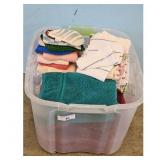 Tote full ofTowel and Washcloths