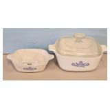 CorningWare Blue Cornflower Casserole Set