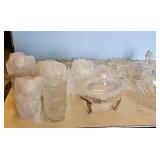 Crystal Glassware Set Cut Glass Serving