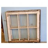 Antique Wood Window Frames Set 2