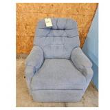 Light Blue Recliner Chair