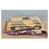 Handmade Patchwork Quilts Set 3 Multicolor