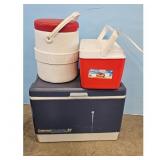 Coleman Igloo Coolers 54 Quart Blue White Red