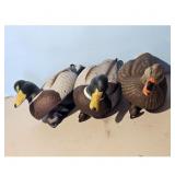 3 Flambeau Mallard Duck Decoys