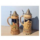 Wind Up Music German Beer Steins w/ Bavarian Danci