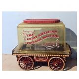 RedYellow-Green Cart Sunbeam Popcorn Machine