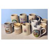 German Beer Steins Lot Oktoberfest Mugs/Spaten Mun