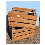 Holland Product Set Wooden Crates Display Decor