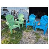 Adirondack Chairs Set