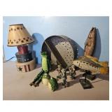 Stars and Stripes/ Americana Lamp/ Frog & fish  Fi