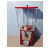 Eagle Gumball Machine Red Metal Base