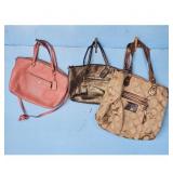 Coach Handbags Set Pink Gold Beige