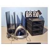 HoMedics Sound Spa Clock Radio/Desk Organizer & Ca