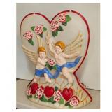 Vintage Cherub Heart Valentines Day Decor