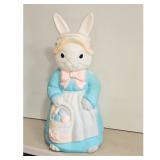 Vintage Easter Bunny Blow Mold Light-Up Decoration