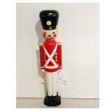 Vintage Toy Soldier Blow Mold Christmas Decoration
