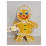 Vintage Gingerbread Man Light-Up Christmas Decorat