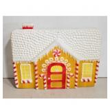 Vintage 19" Blow Mold Gingerbread House Christmas