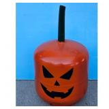 Propane Tank Halloween Pumpkin Decor