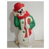 Vintage Blow Mold Snowman Christmas Decoration 33