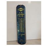 Vintage Sunoco R.W. Wogaman Oil Co. Thermometer Si