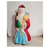 Vintage Empire Blow Mold Santa Claus Christmas Yar