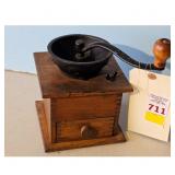 Antique Cast Iron Coffee Grinder