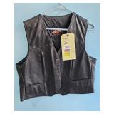 USA LEATHER VEST-LADIES SMALL
