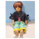 Annette Himstedt Doll with Surfboard Pattern Pajam