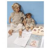 Annette Himstedt Porcelain Dolls Lot - 1997 Puppen
