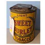 Sweet Burley Tobacco Tin