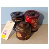 Union Leader & Granger Smoking Tobacco Tins Lot