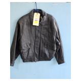 LADIES LEATHER TYPE JACKET MED. SIZE