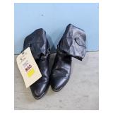 LADIES LEATHER TYPE BOOTS-SIZE 9