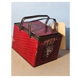 Tiger Brand Chewing Tobacco Tin Picnic Basket