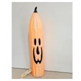 Vintage Halloween Blow Mold Pumpkin Lantern Light