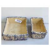 Roseville Pottery Co. USA Loaf pan & Casserole Dis