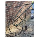 Vintage Single Wheel Garden  Plow Tool