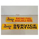 Sunoco Racing Fuel and Service Station Signs